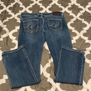 Express barely boot jeans